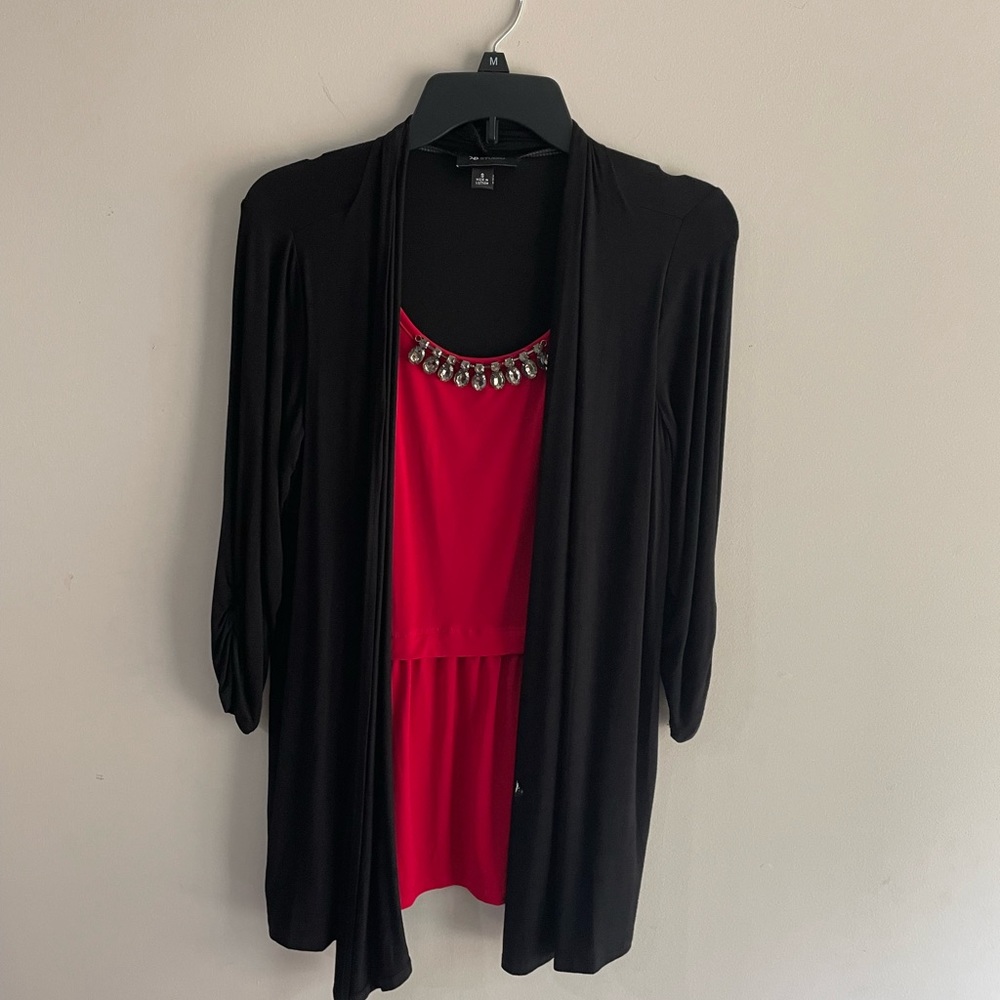 Dressy embellished top size Small